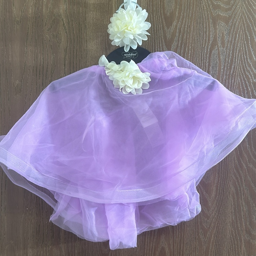 Kids ‎ Costume Set, dance outfit, or gymnastics- Black, White, and Pink - Picture 9 of 11